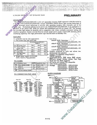  Datasheet Preview Page 1