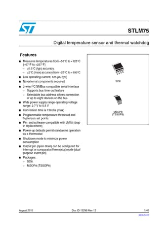  Datasheet Preview Page 1
