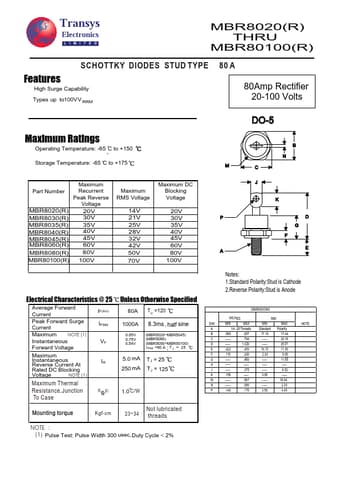  Datasheet Preview Page 1