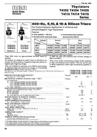  Datasheet Preview Page 1