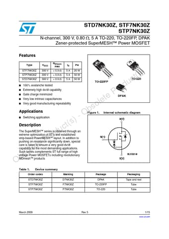  Datasheet Preview Page 1