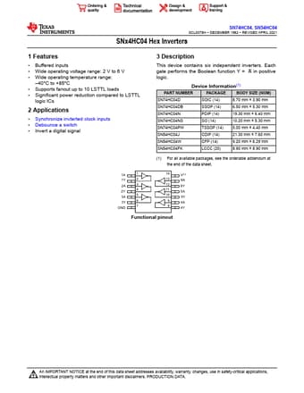  Datasheet Preview Page 1