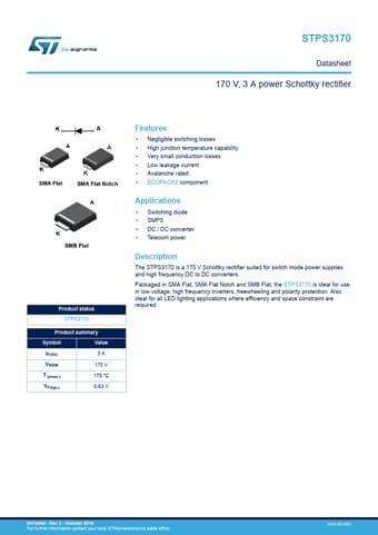  Datasheet Preview Page 1