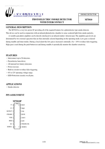  Datasheet Preview Page 1