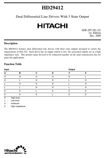  Datasheet Preview Page 1