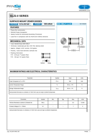  Datasheet Preview Page 1