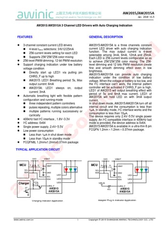  Datasheet Preview Page 1