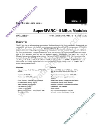  Datasheet Preview Page 1
