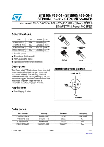  Datasheet Preview Page 1