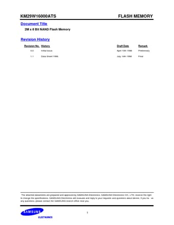  Datasheet Preview Page 1