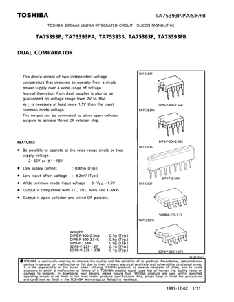  Datasheet Preview Page 1