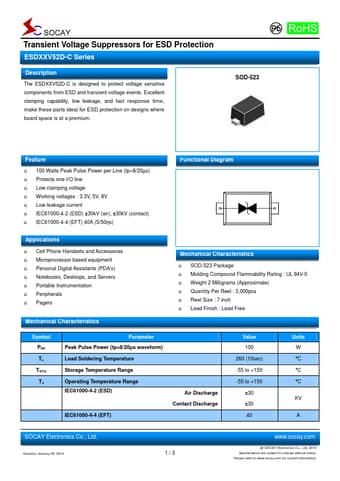  Datasheet Preview Page 1