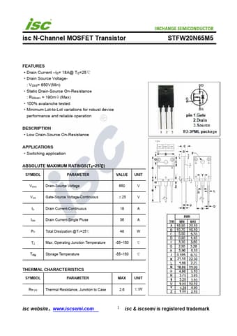  Datasheet Preview Page 1
