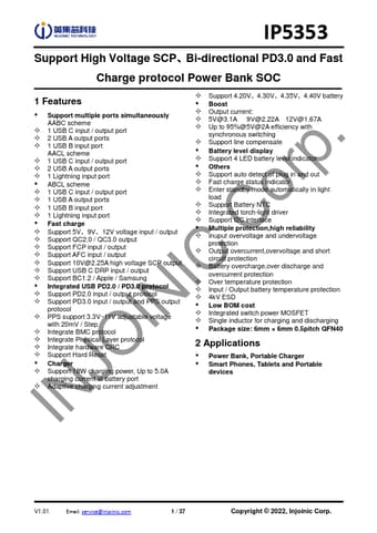  Datasheet Preview Page 1