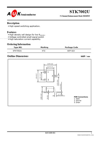  Datasheet Preview Page 1