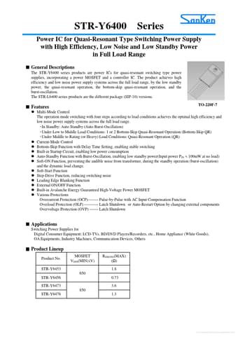  Datasheet Preview Page 1