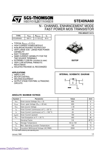  Datasheet Preview Page 1