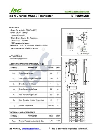  Datasheet Preview Page 1