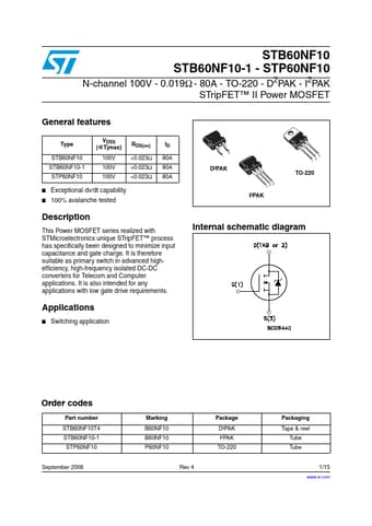  Datasheet Preview Page 1