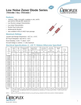  Datasheet Preview Page 1