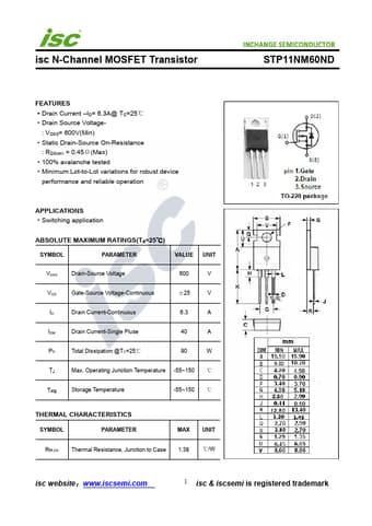  Datasheet Preview Page 1