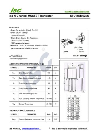  Datasheet Preview Page 1