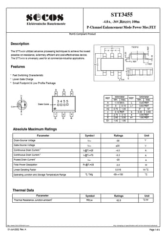  Datasheet Preview Page 1
