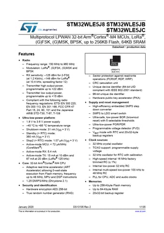  Datasheet Preview Page 1