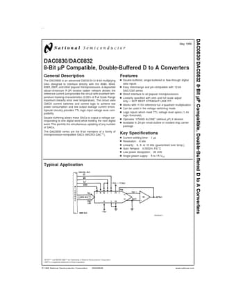  Datasheet Preview Page 1