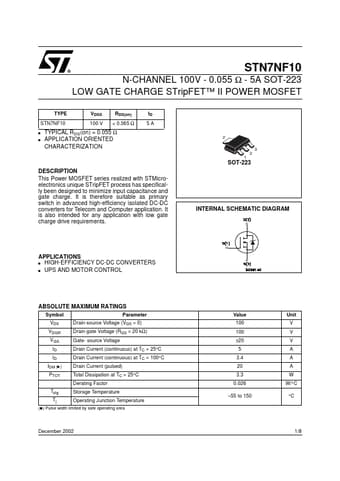  Datasheet Preview Page 1