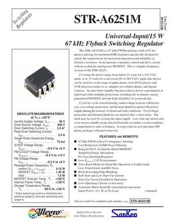  Datasheet Preview Page 1