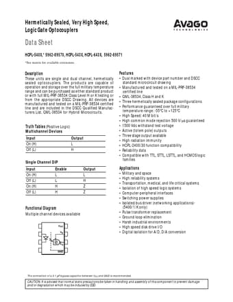  Datasheet Preview Page 1