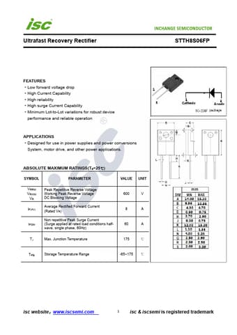  Datasheet Preview Page 1