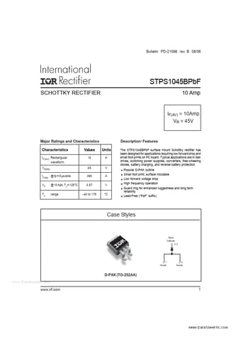  Datasheet Preview Page 1