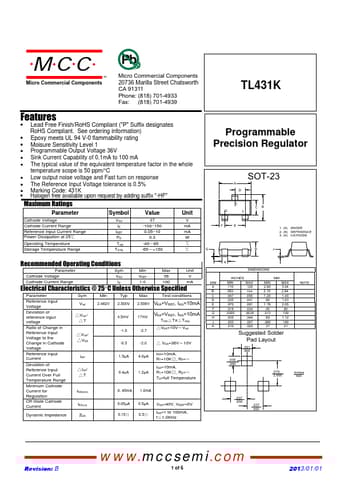 Datasheet Preview Page 1