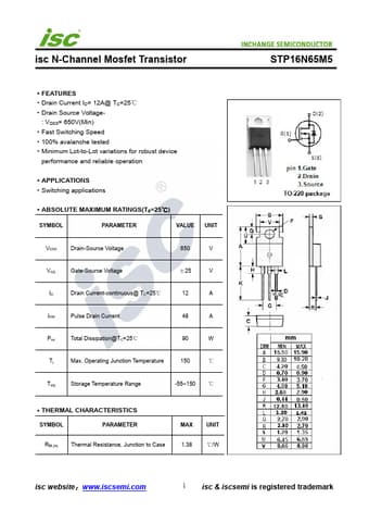  Datasheet Preview Page 1