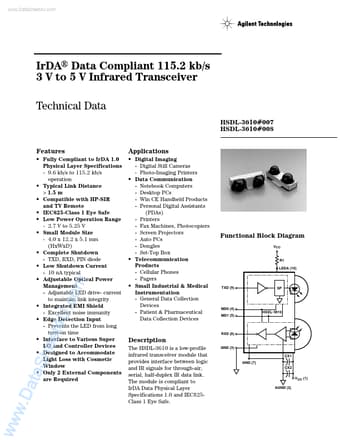  Datasheet Preview Page 1