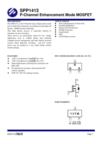  Datasheet Preview Page 1