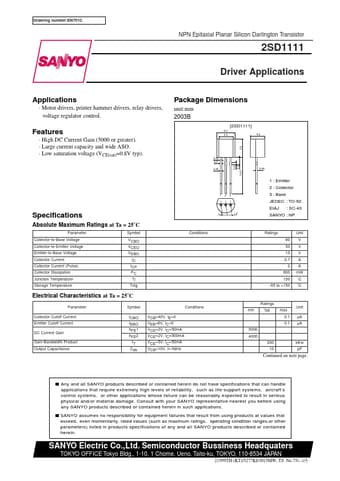  Datasheet Preview Page 1