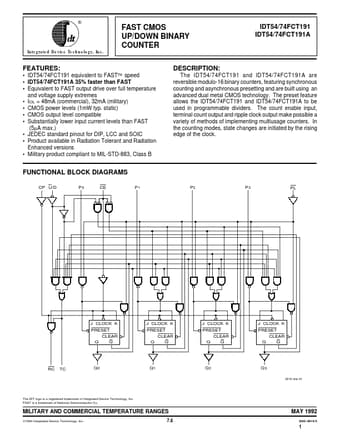  Datasheet Preview Page 1