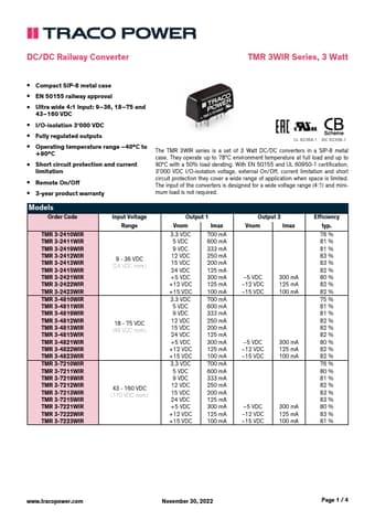  Datasheet Preview Page 1