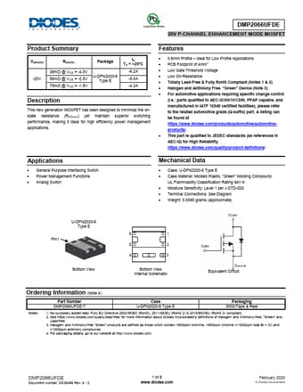  Datasheet Preview Page 1