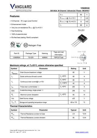  Datasheet Preview Page 1