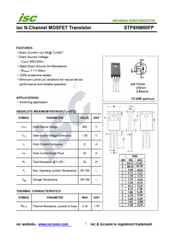  Datasheet Preview Page 1