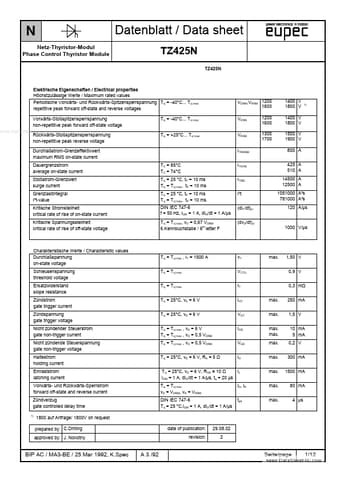  Datasheet Preview Page 1