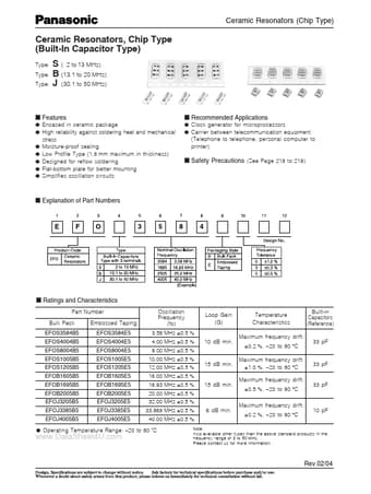 Datasheet Preview Page 1