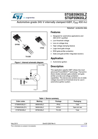  Datasheet Preview Page 1
