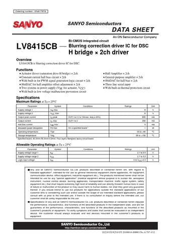  Datasheet Preview Page 1