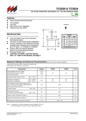  Datasheet Preview Page 1