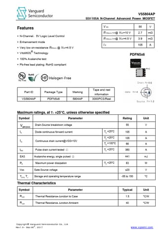  Datasheet Preview Page 1